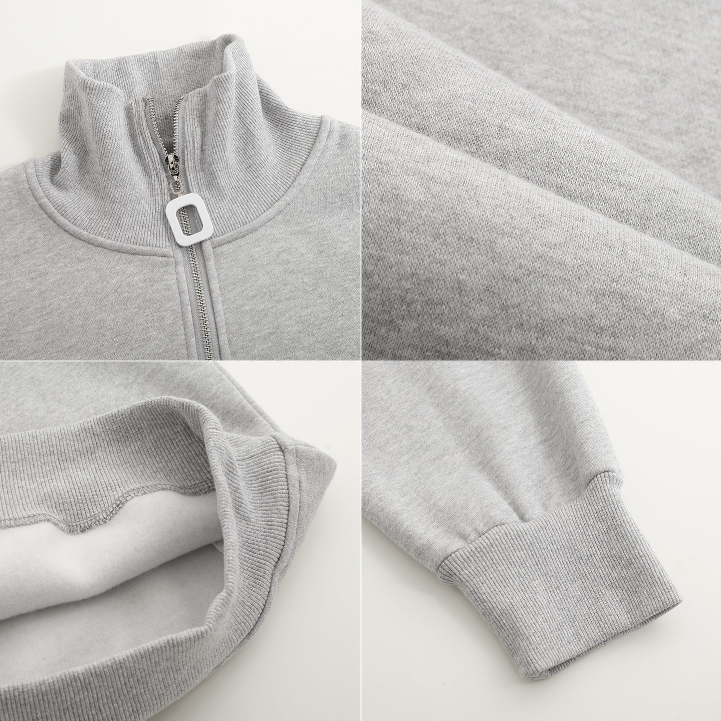 Oversized Quarter Zip Sweater