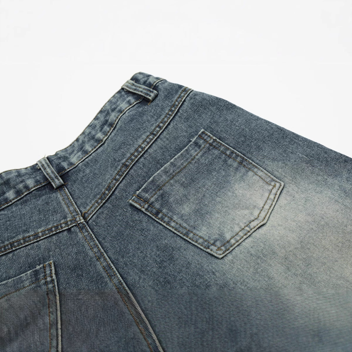 Faded Flower Graphic Jorts