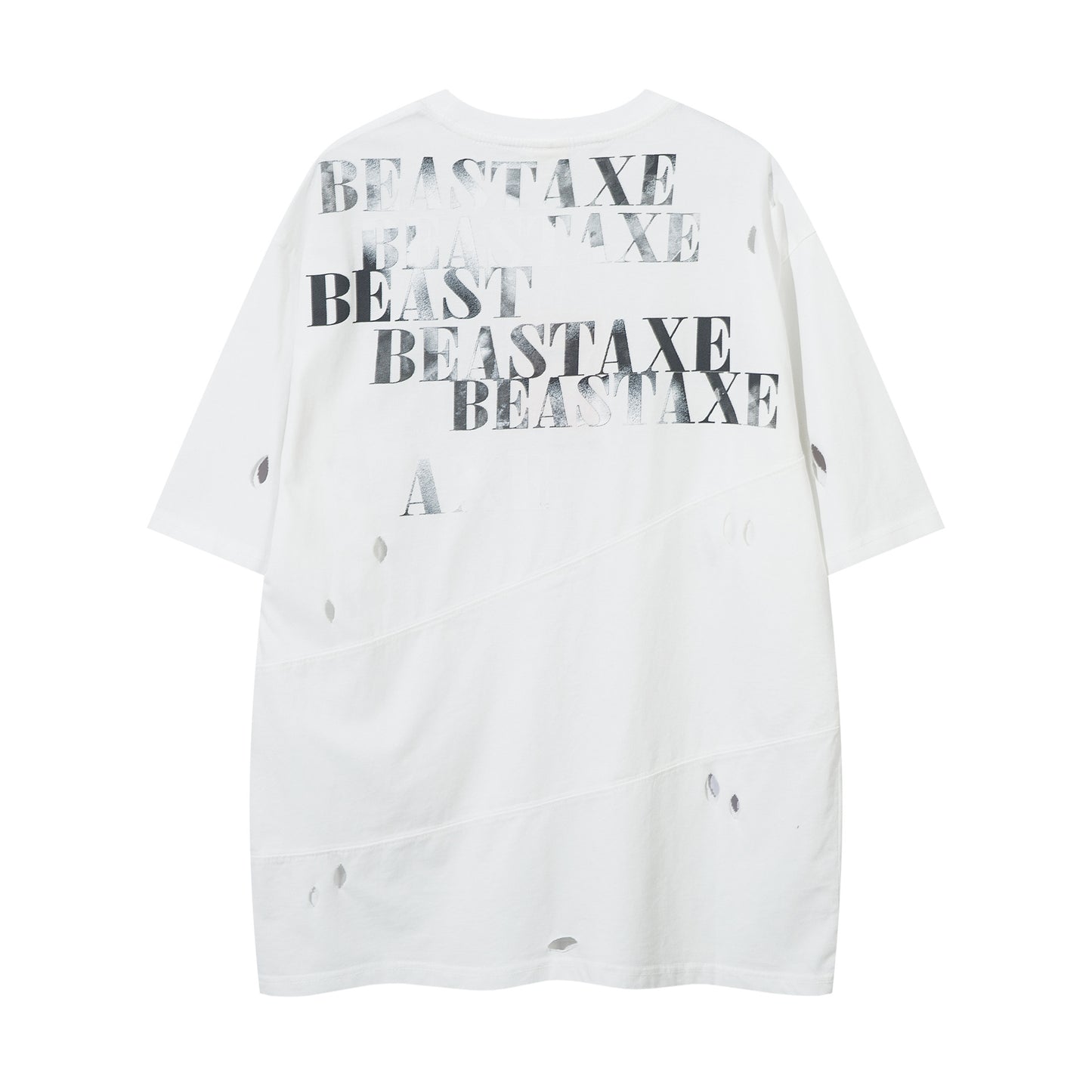 Distressed Letter Tee