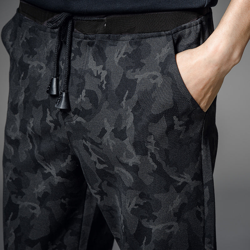 Grey Camouflage Joggers