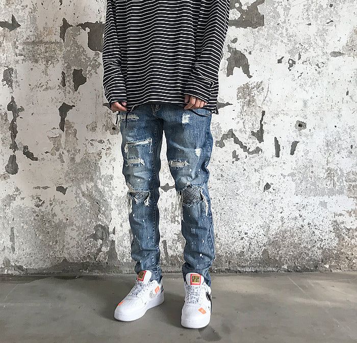 High Street Broken Jeans