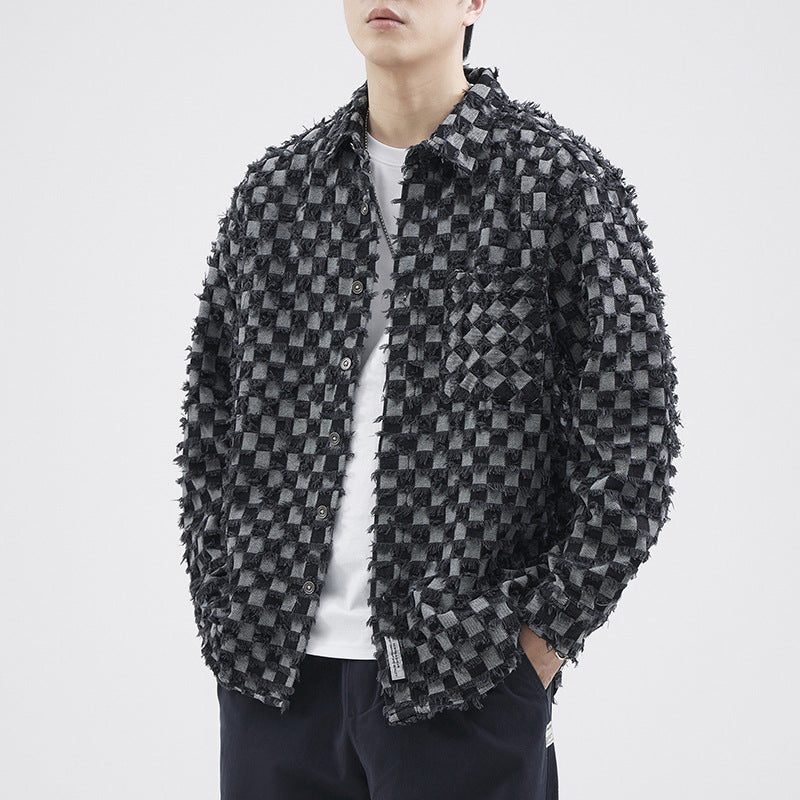 Textured Denim Shirt