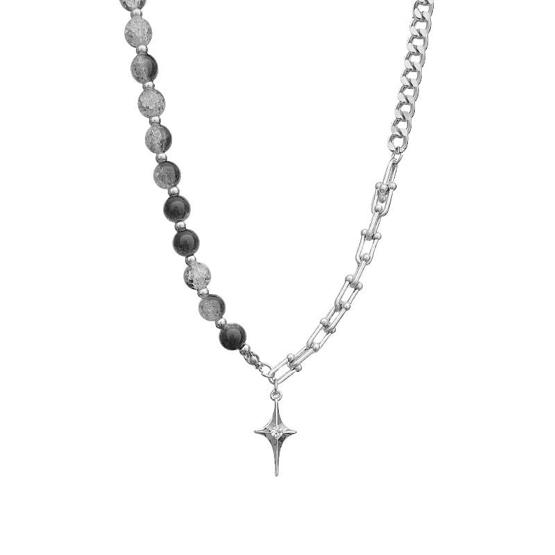 Mixed Chain Pendant Necklace