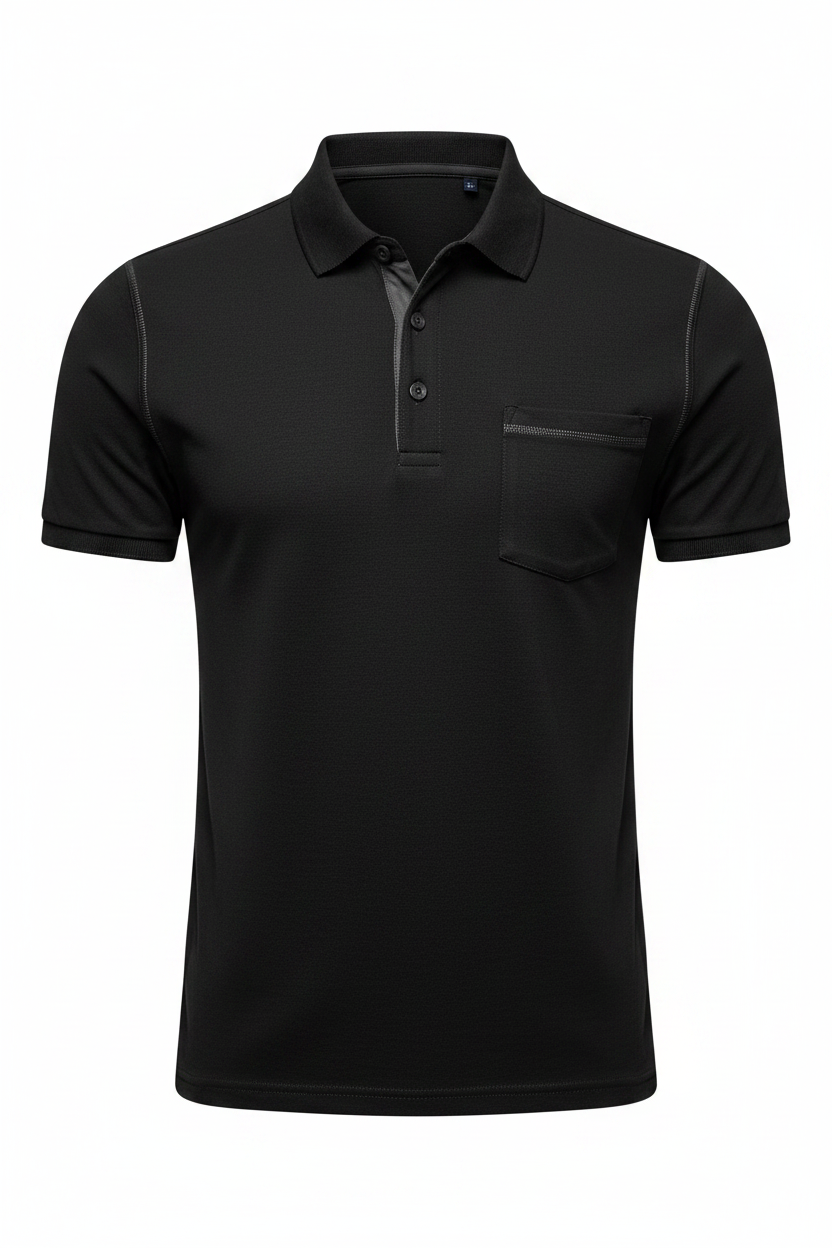 Casual Polo Shirt - Front View