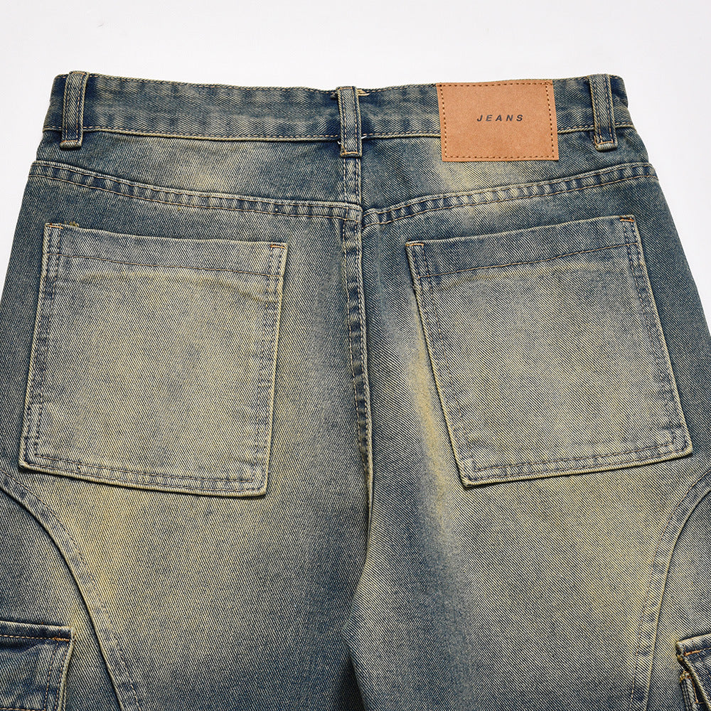 Utility Cargo Pocket Jeans