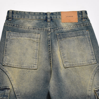 Utility Cargo Pocket Jeans