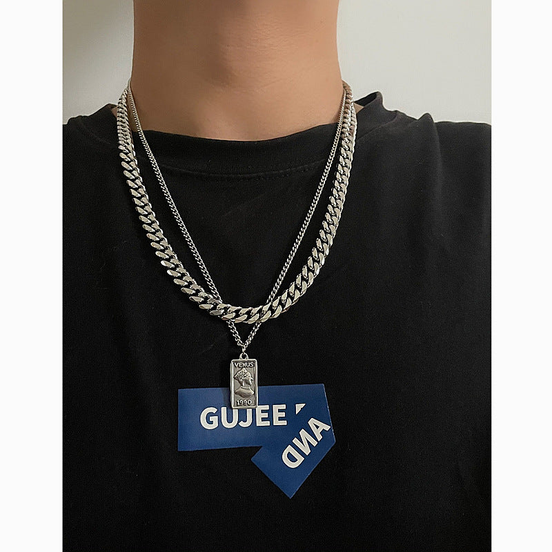 Queen Portrait Necklace