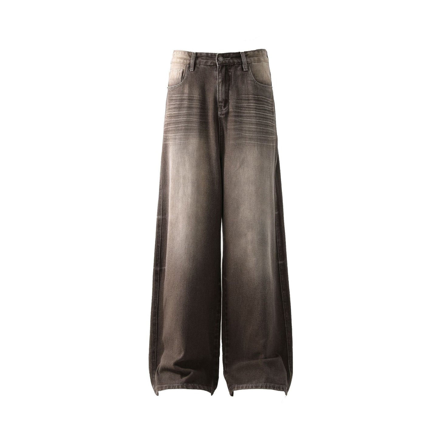 Vintage Washed Straight Leg Jeans