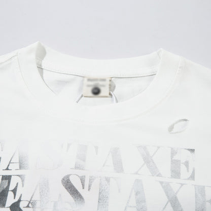 Distressed Letter Tee