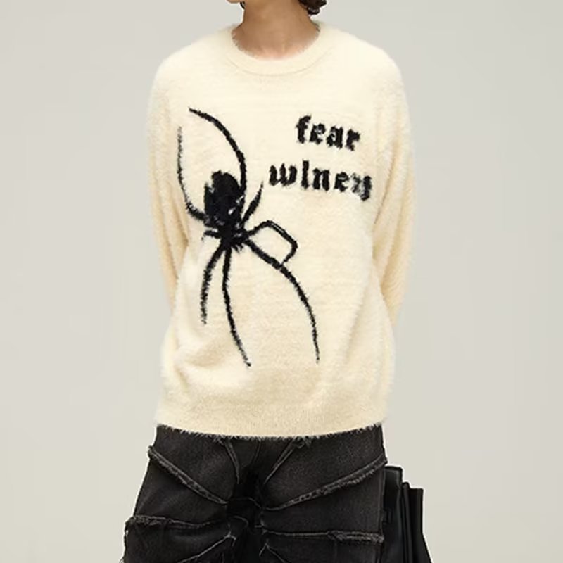 Spider Graphic Sweater
