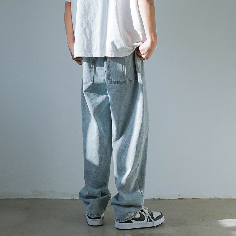 Loose Fit Straight Leg Jeans
