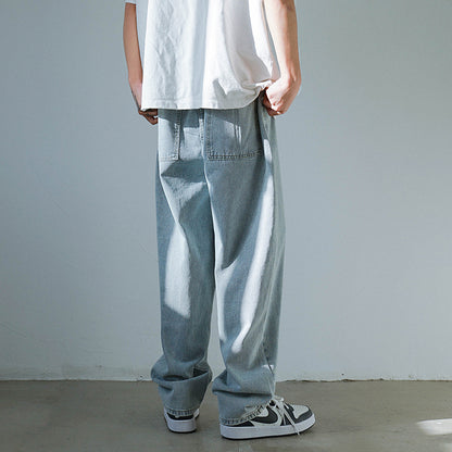 Loose Fit Straight Leg Jeans