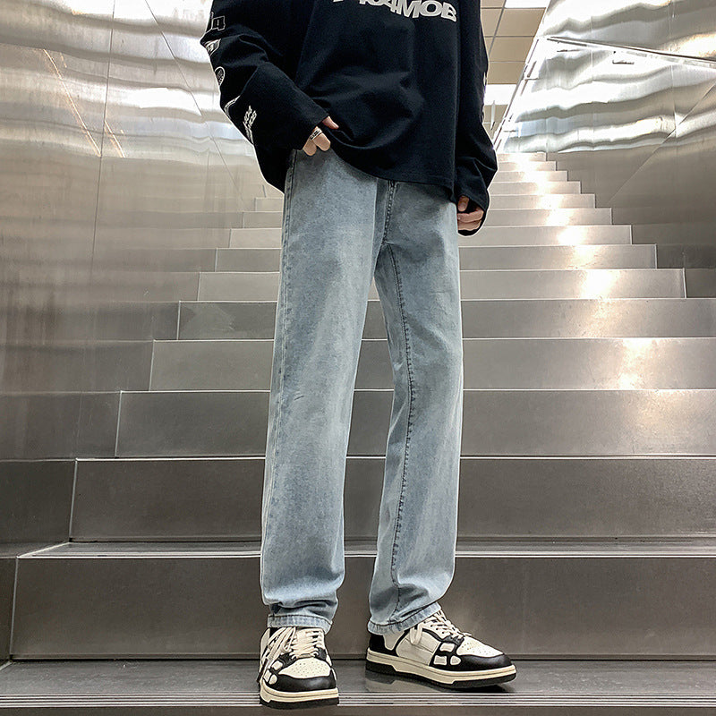 High Street Retro Straight Jeans