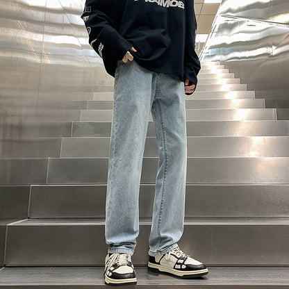 High Street Retro Straight Jeans