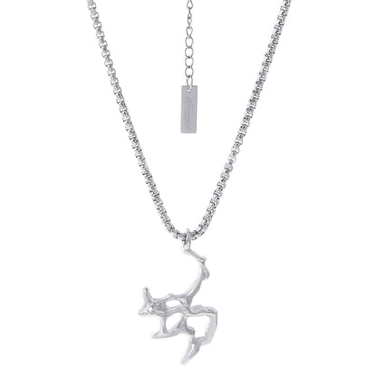 Pendant Titanium Steel Necklace
