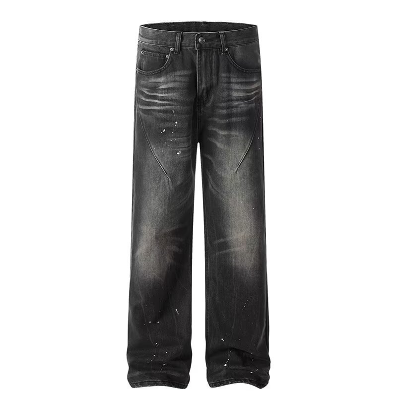 Retro Straight-Leg Jeans