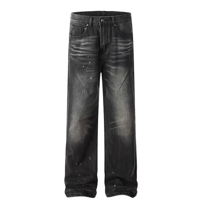 Retro Straight-Leg Jeans