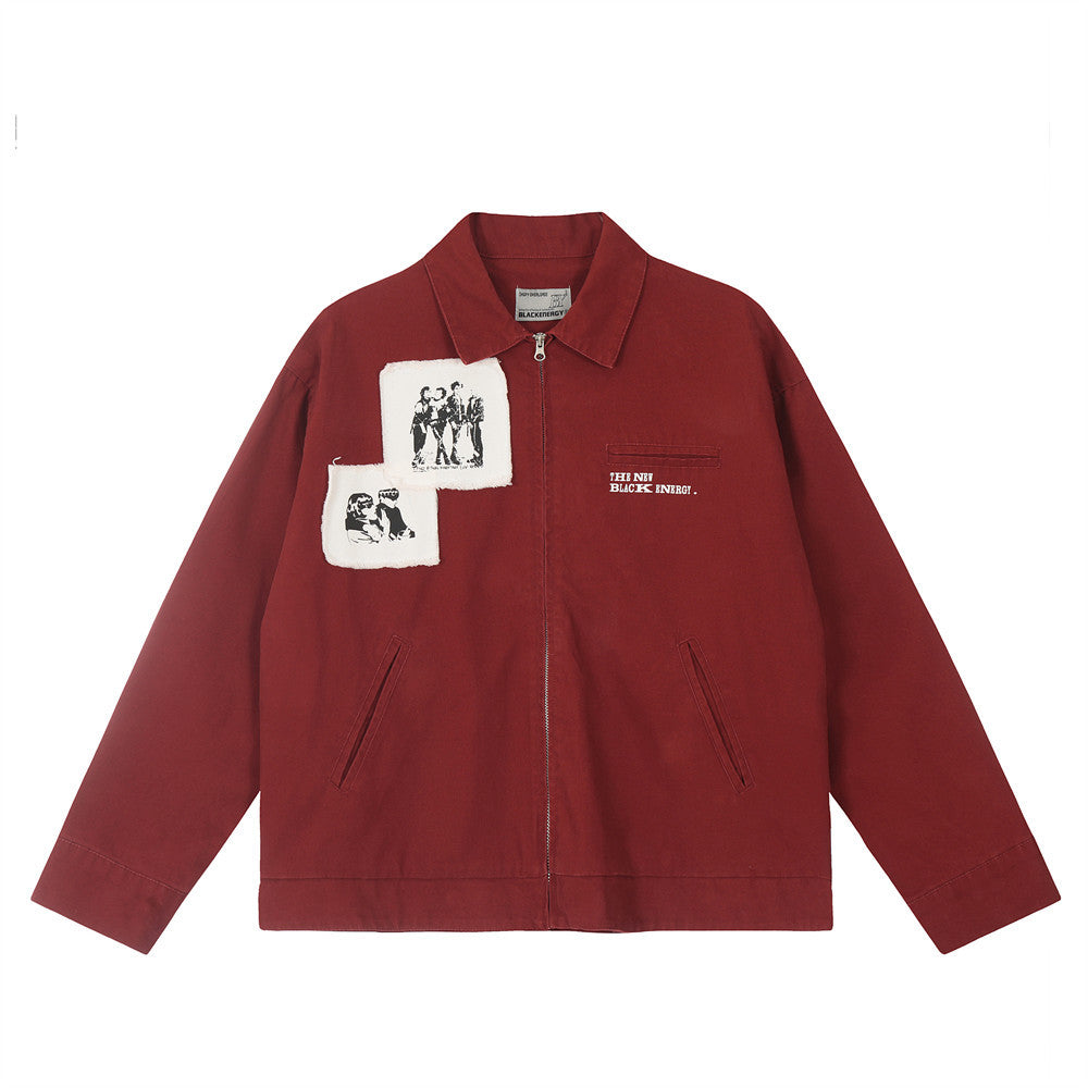 Vintage Snapshot Zip Jacket