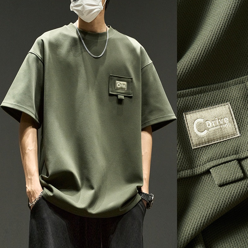 "C-Drive" Waffle Knit Tee