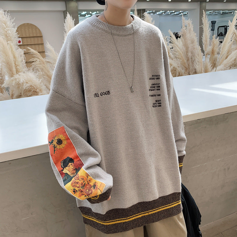 Letter Decal loose sweater