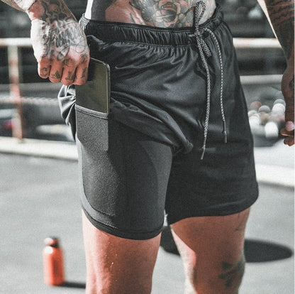 Pocket Compression Shorts front view