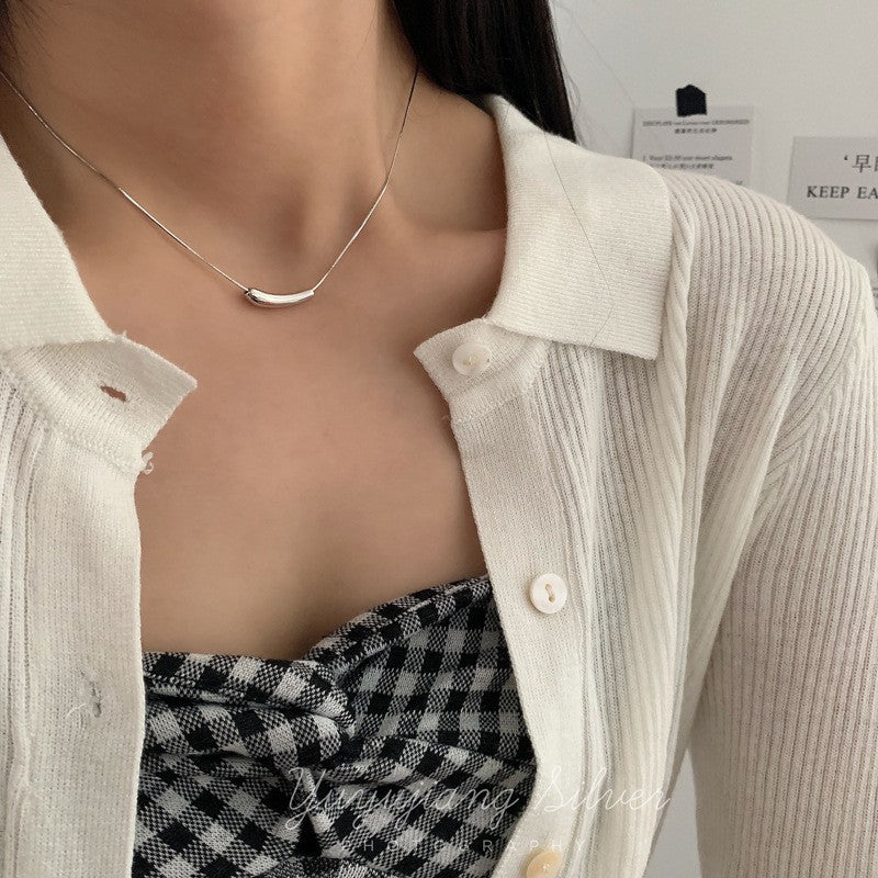 Sweet Heart Star Zircon Charm Necklace