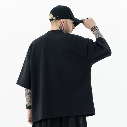 Half Zip Oversized Tee