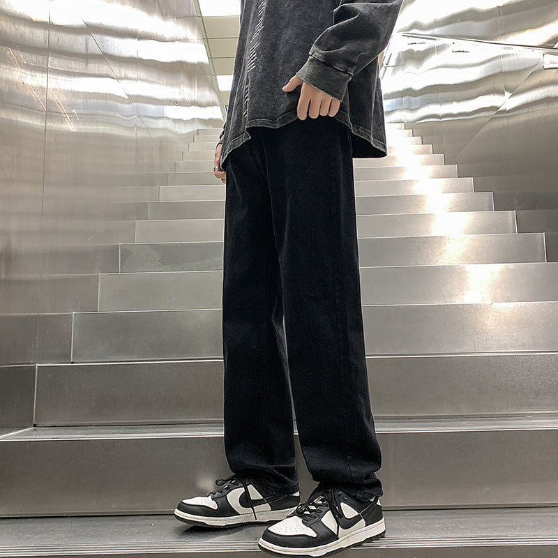 High Street Retro Straight Jeans