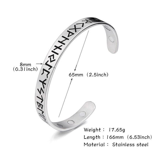 Rune Magnetic Bracelet