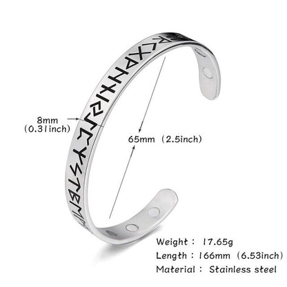 Rune Magnetic Bracelet