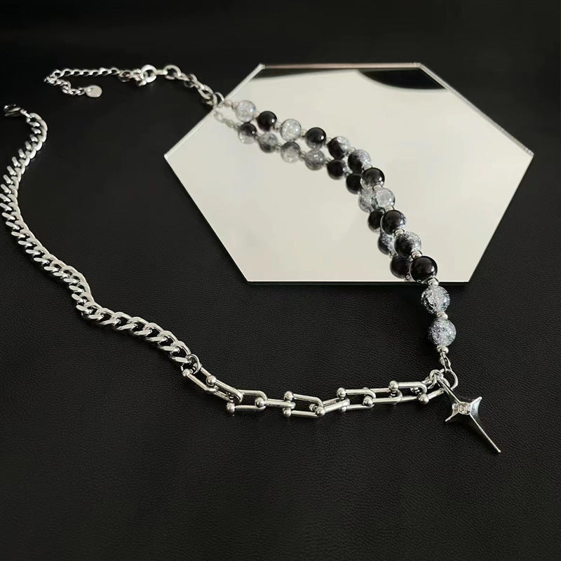 Mixed Chain Pendant Necklace