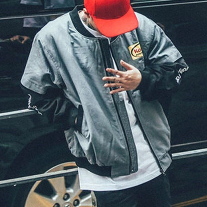 Graphic Varsity Jacket