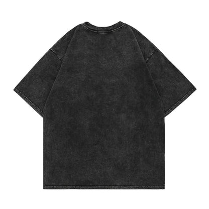 Neon Skeleton Faded Wash Tee
