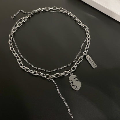 Hip Hop Portrait Necklace