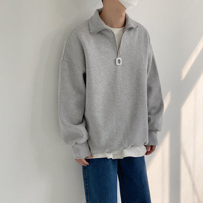 Oversized Quarter Zip Sweater