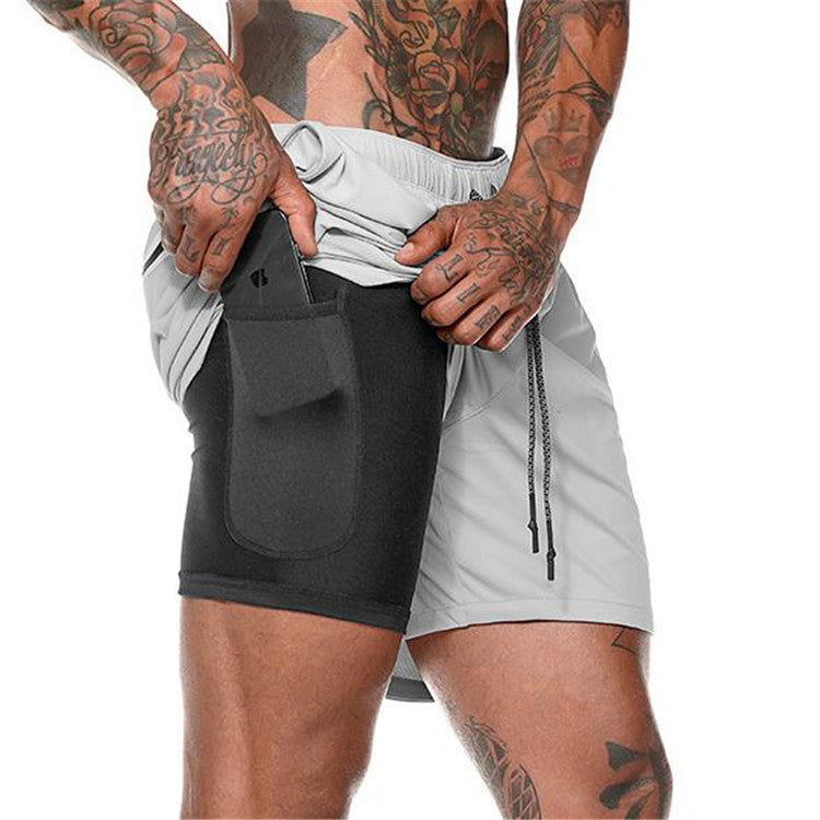 Pocket Compression Shorts front view