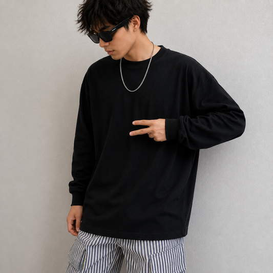 Casual Cotton Long Sleeve