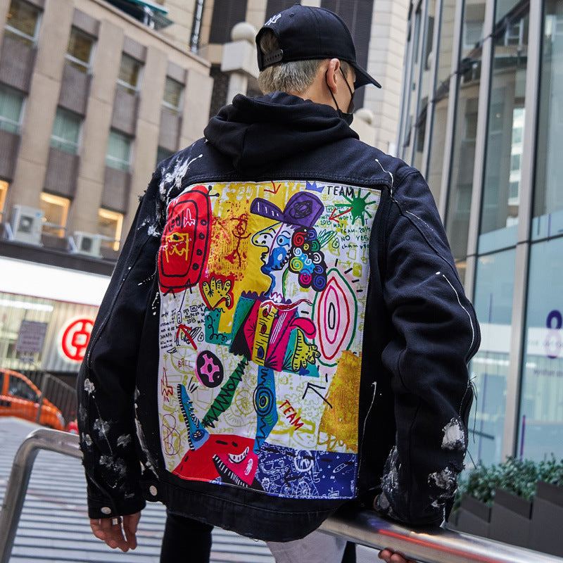 Abstract Splatter Art Jacket
