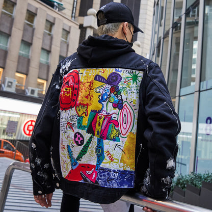 Abstract Splatter Art Jacket
