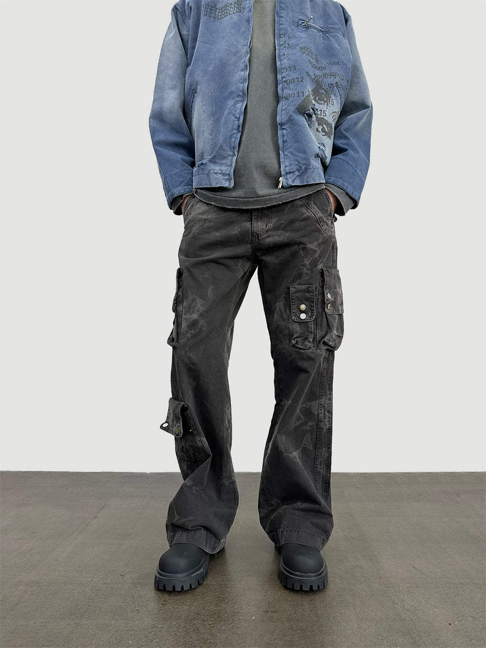 Retro Multi-Pocket Cargo Pants