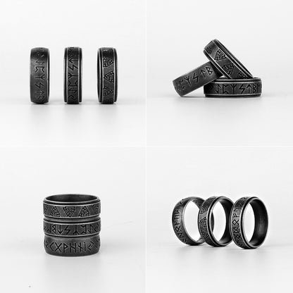 Rune Band Ring