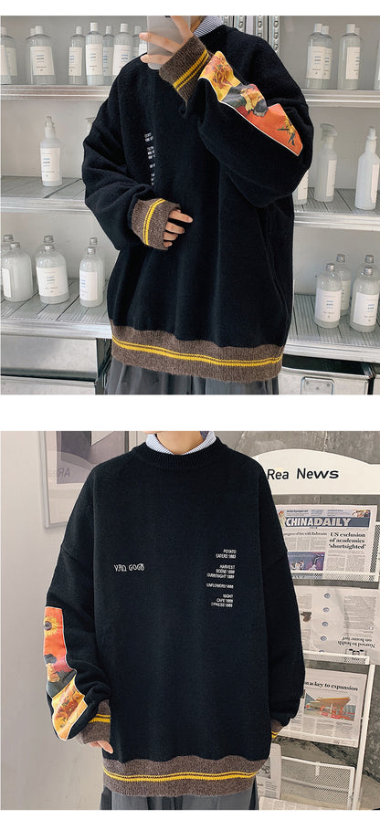 Letter Decal loose sweater