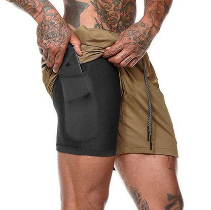 Pocket Compression Shorts front view