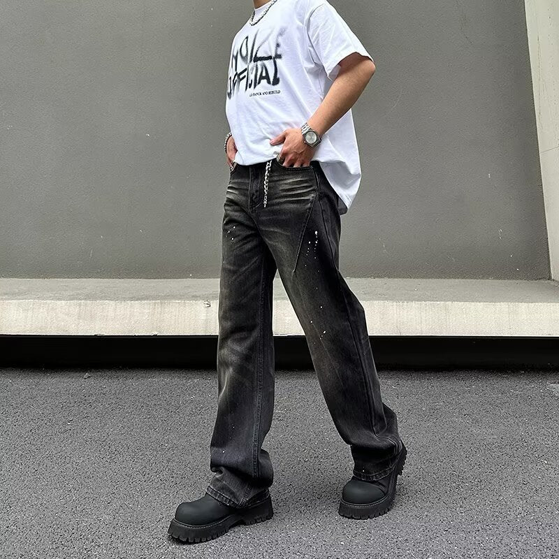 Retro Straight-Leg Jeans