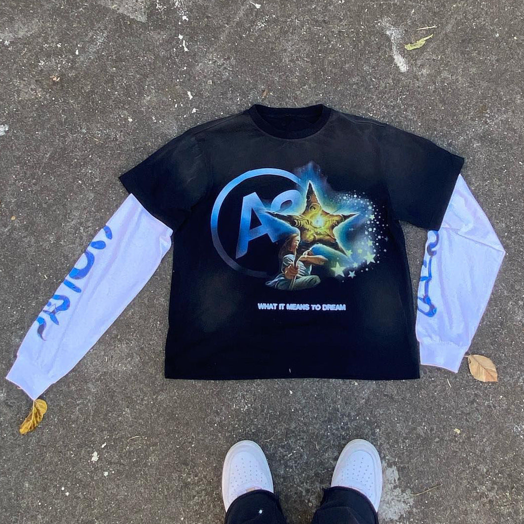Layered Graphic Long Sleeve