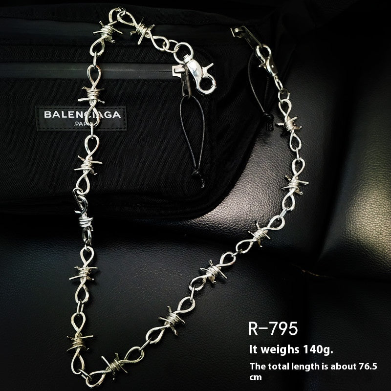 Thorn Zipper Necklace Bracelet