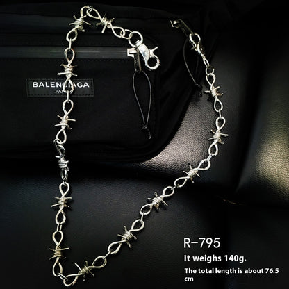 Thorn Zipper Necklace Bracelet