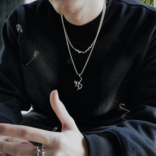 Pendant Titanium Steel Necklace