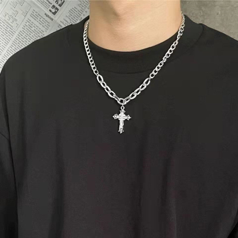 Gothic Cross Chain Necklace