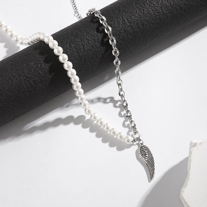 Pearl Stitch Necklace